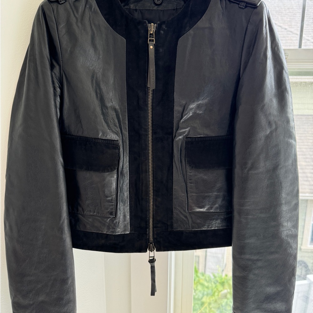 PINKO leather jacket